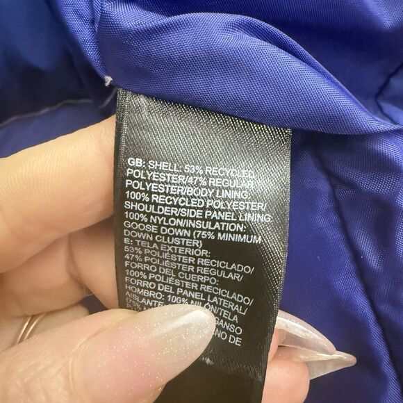 THE NORTH FACE NUPTSE 700 GOOSE DOWN QUILT PUFFER WHITE VEST JACKET Medium - Picture 9 of 10